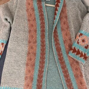 Women's Multicolor Patterned Sweater